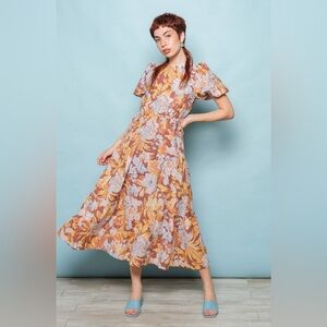 MINKPINK Serena Open Back Midi - Size Medium